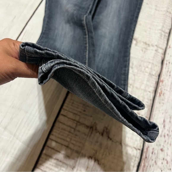 EARL JEANS embellished boot cut jeans fading distress size 6 Vintage Y2K EUC - Picture 3 of 15